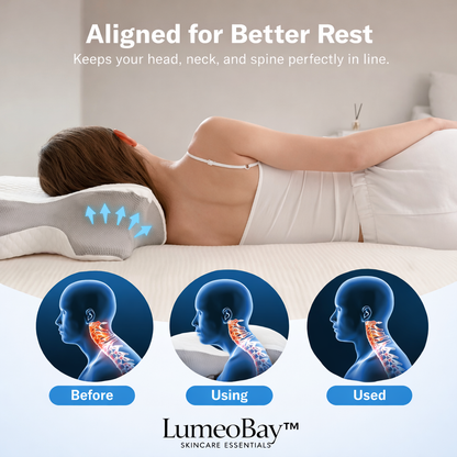 LumeoBay® DreamAlign™ Ergonomic Orthopedic Sleep Pillow