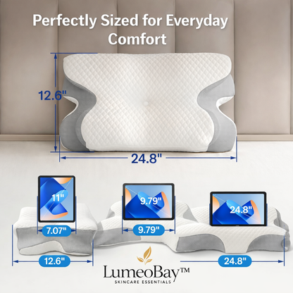 LumeoBay® DreamAlign™ Ergonomic Orthopedic Sleep Pillow