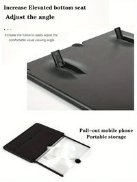 Phone Screen Magnifier Phone Holder Screen Amplifier Video HD Phone For Phone Holder Multi-function Enlarged Screen Phone Stand