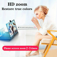 Phone Screen Magnifier Phone Holder Screen Amplifier Video HD Phone For Phone Holder Multi-function Enlarged Screen Phone Stand