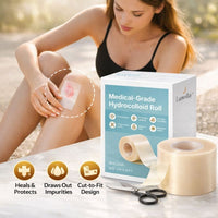 Hydrocolloid acne patch roll for covering pimples and breakouts