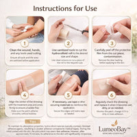 Hydrocolloid acne patch roll for covering pimples and breakouts