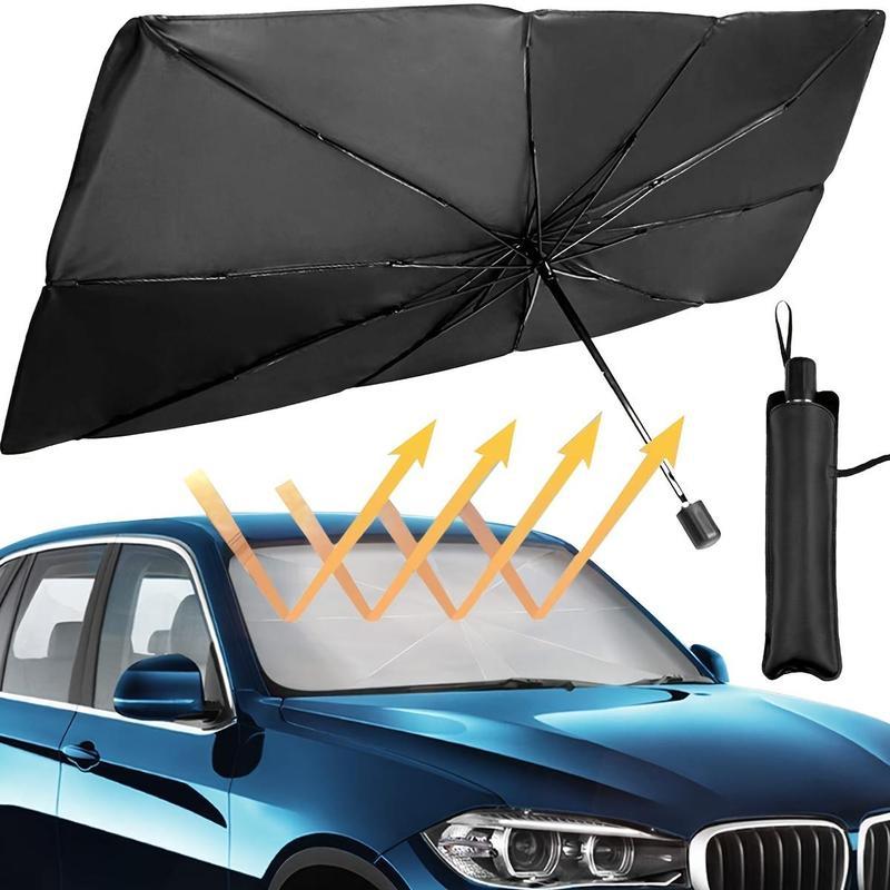 LumeoBay™ Car Windshield Sun Umbrella – Foldable UV Heat Block Sunshade for Cars, Trucks & SUVs